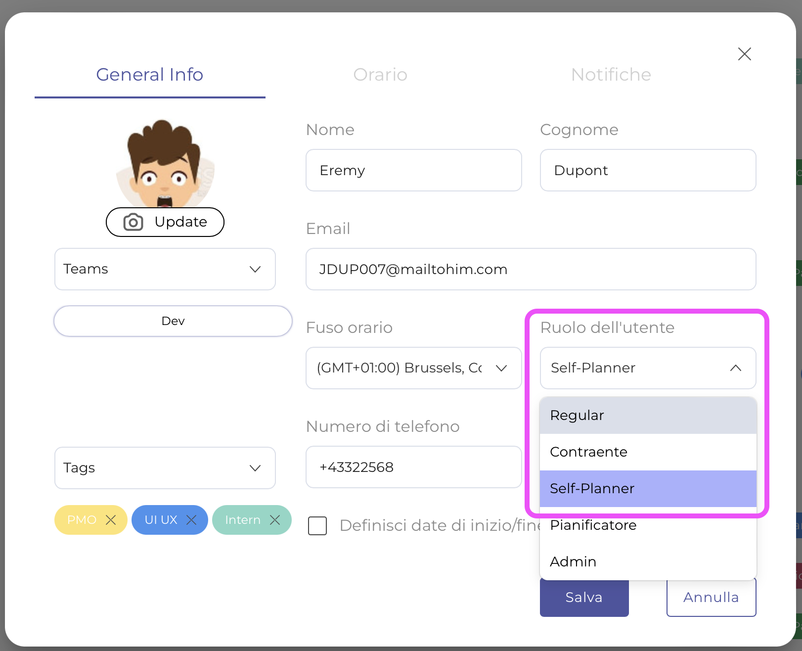 Come ottimizzare l'allocazione delle risorse per evitare il sovraccarico di lavoro ? 1 RoleSelfPlanner IT