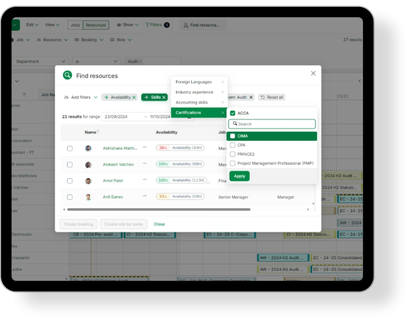 Skills Based Resource Allocation People Finder bk 0